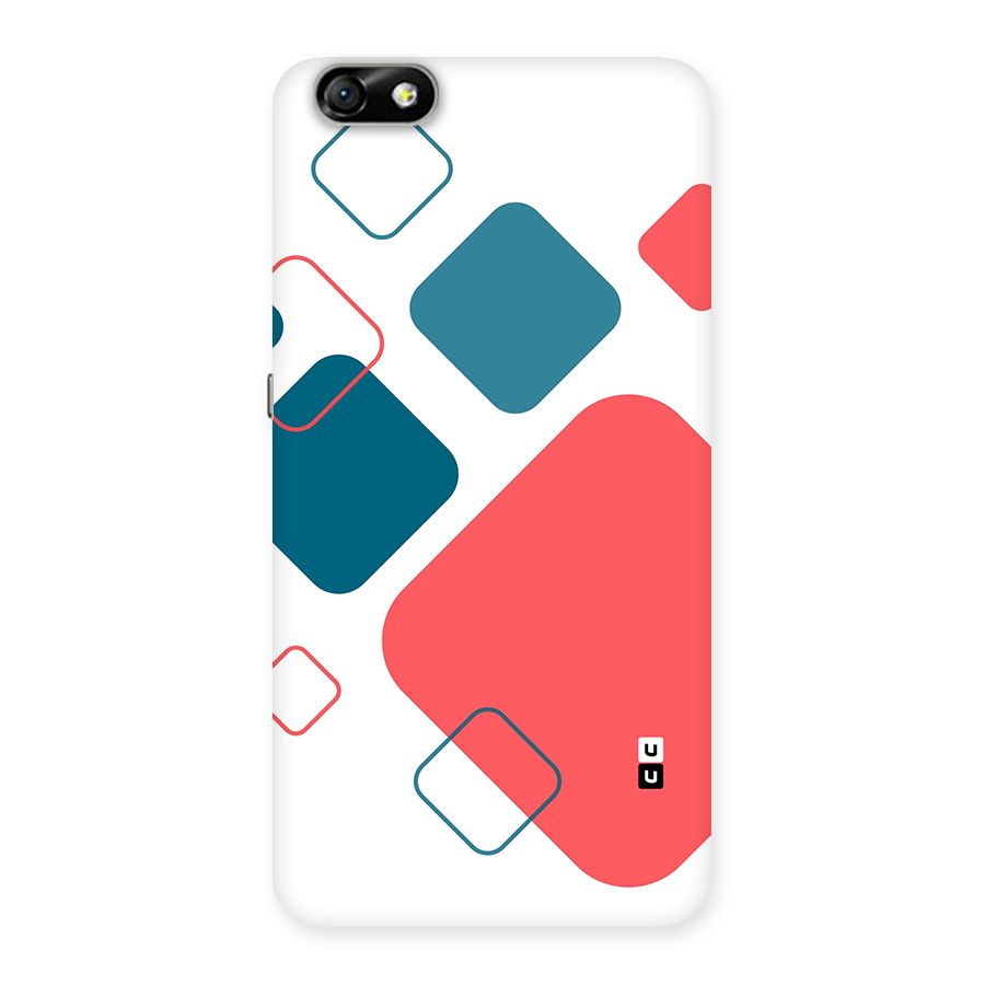 Square Pattern Beautiful Abstract Back Case for Honor 4X