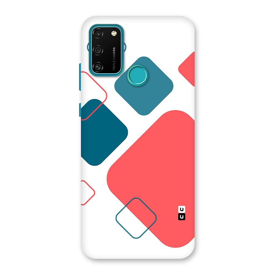 Square Pattern Beautiful Abstract Back Case for Honor 9A