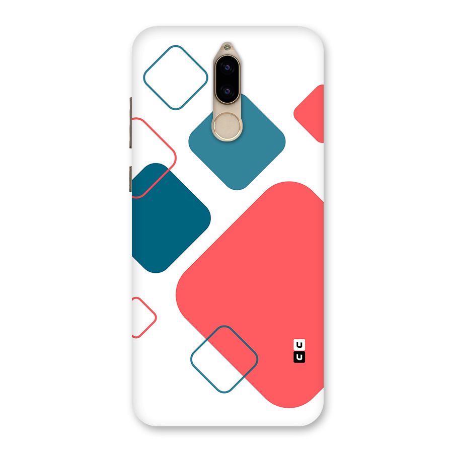 Square Pattern Beautiful Abstract Back Case for Honor 9i