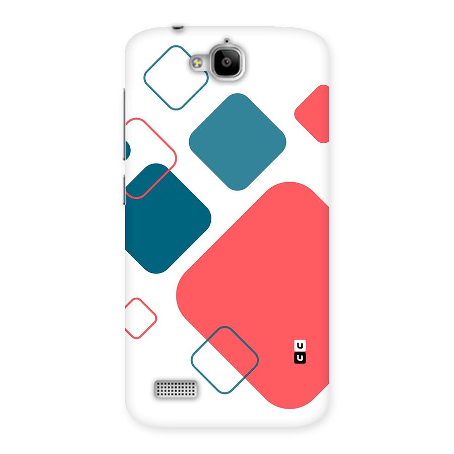 Square Pattern Beautiful Abstract Back Case for Honor Holly