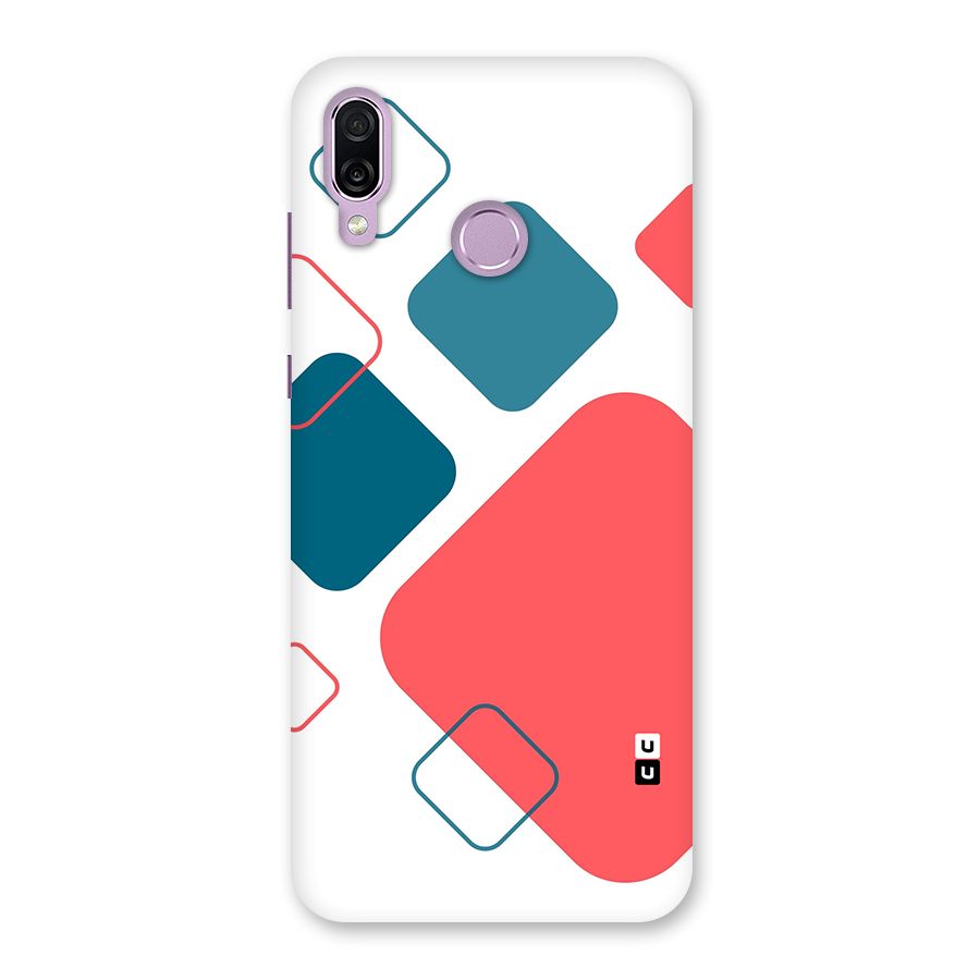 Square Pattern Beautiful Abstract Back Case for Honor Play