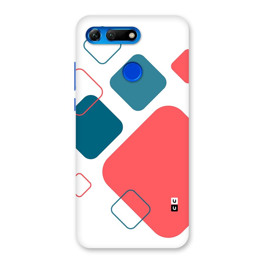 Square Pattern Beautiful Abstract Back Case for Honor View 20
