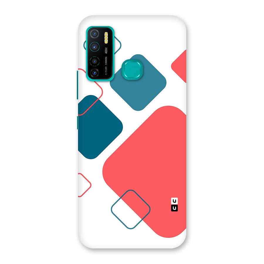Square Pattern Beautiful Abstract Back Case for Infinix Hot 9 Pro