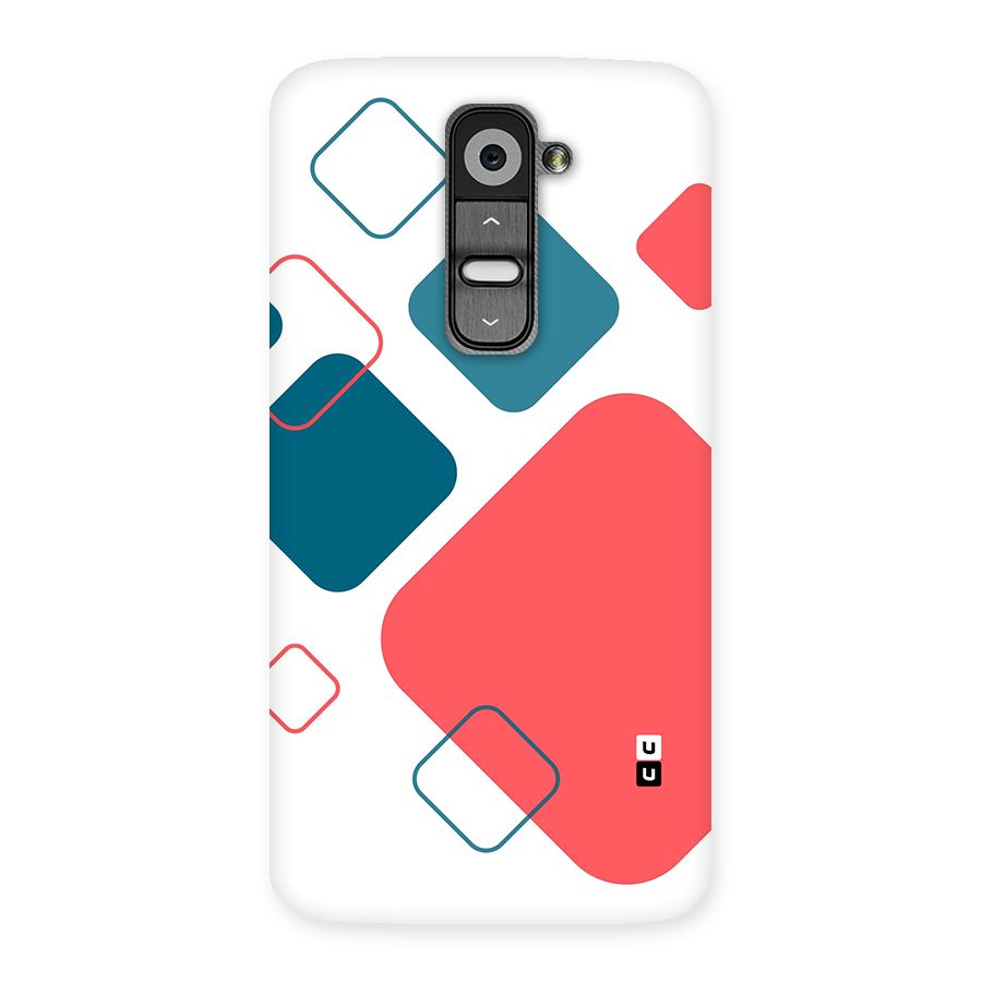 Square Pattern Beautiful Abstract Back Case for LG G2
