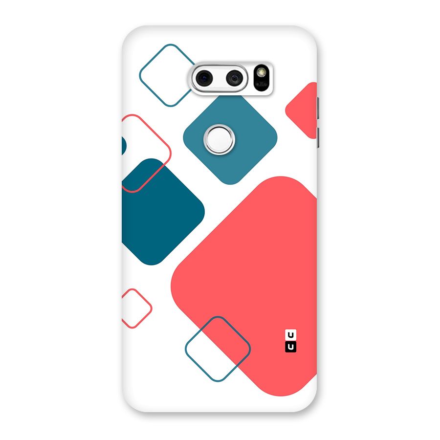 Square Pattern Beautiful Abstract Back Case for LG V30