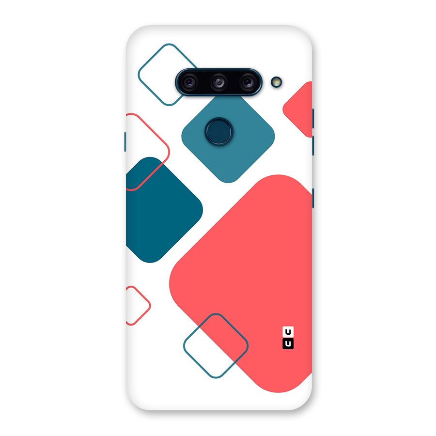 Square Pattern Beautiful Abstract Back Case for LG  V40 ThinQ