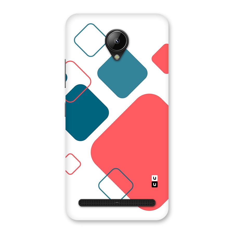 Square Pattern Beautiful Abstract Back Case for Lenovo C2