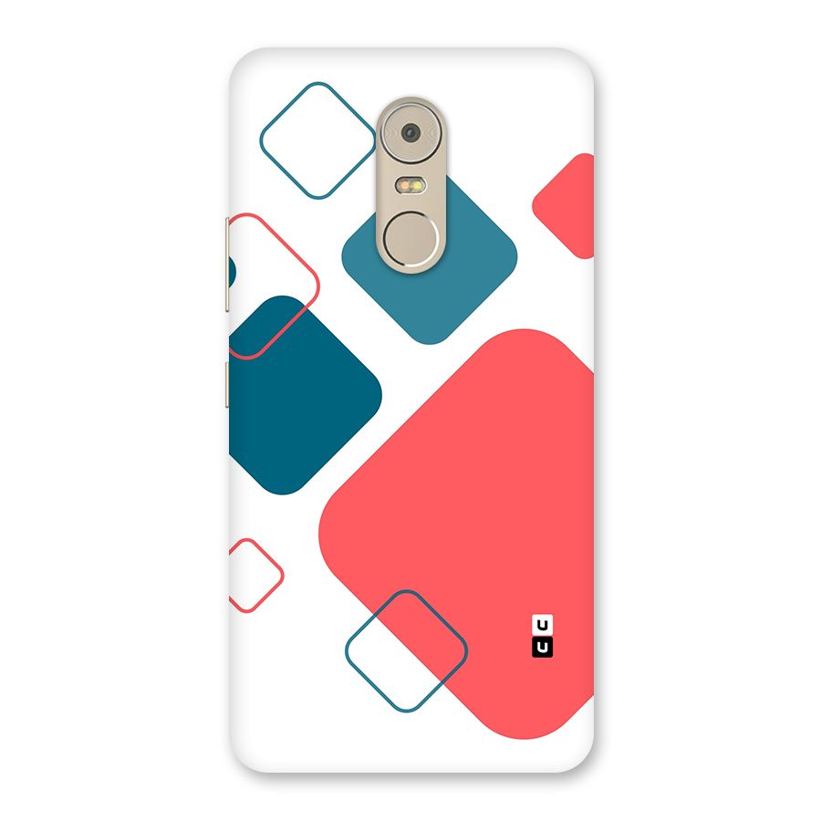 Square Pattern Beautiful Abstract Back Case for Lenovo K6 Note