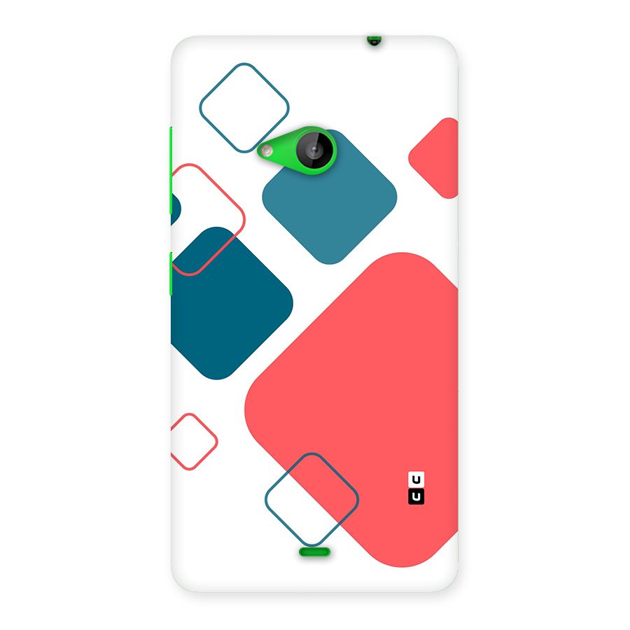 Square Pattern Beautiful Abstract Back Case for Lumia 535