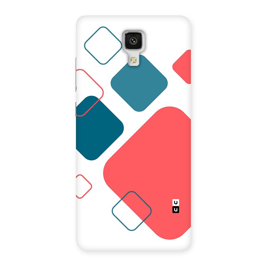 Square Pattern Beautiful Abstract Back Case for Mi4