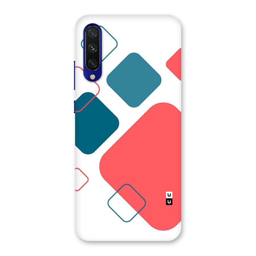 Square Pattern Beautiful Abstract Back Case for Mi A3