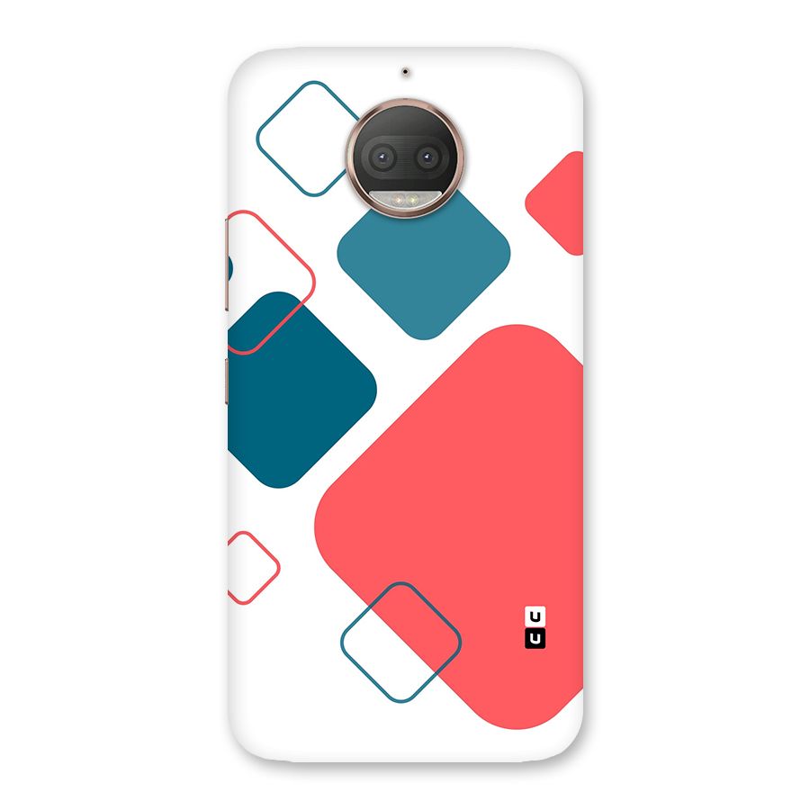 Square Pattern Beautiful Abstract Back Case for Moto G5s Plus