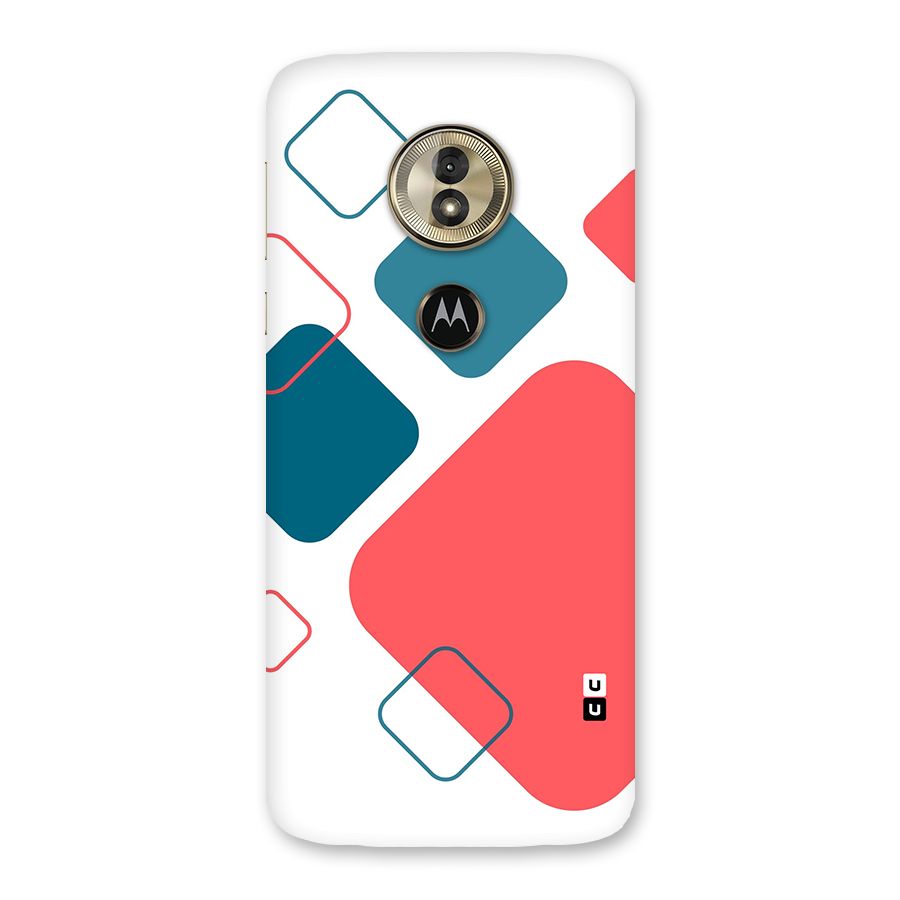 Square Pattern Beautiful Abstract Back Case for Moto G6 Play