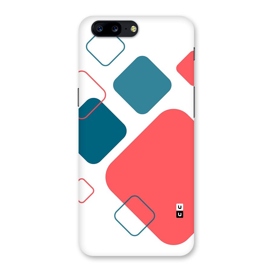 Square Pattern Beautiful Abstract Back Case for OnePlus 5