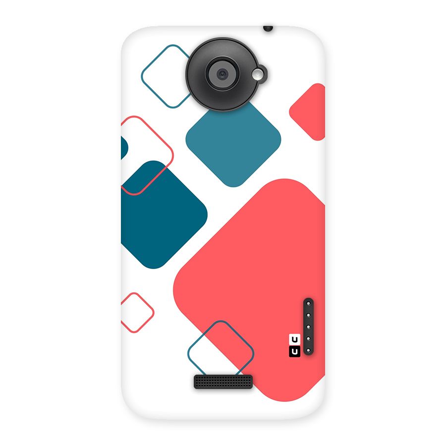 Square Pattern Beautiful Abstract Back Case for One X