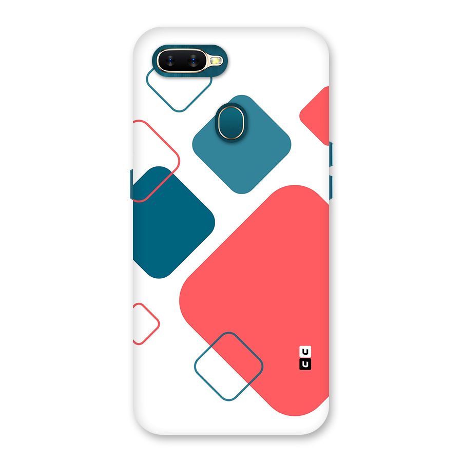 Square Pattern Beautiful Abstract Back Case for Oppo A12s
