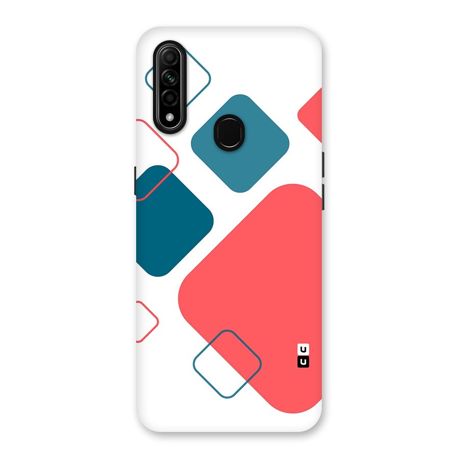 Square Pattern Beautiful Abstract Back Case for Oppo A31