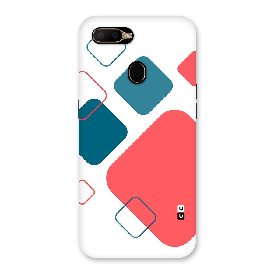 Square Pattern Beautiful Abstract Back Case for Oppo A5s