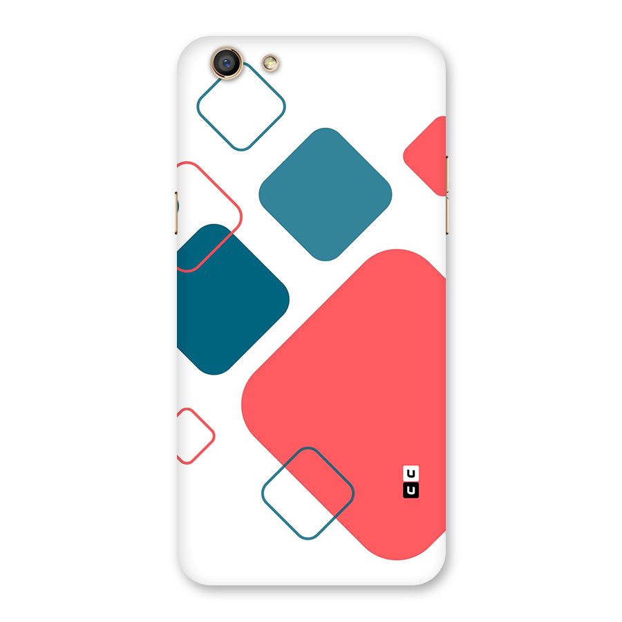 Square Pattern Beautiful Abstract Back Case for Oppo F3
