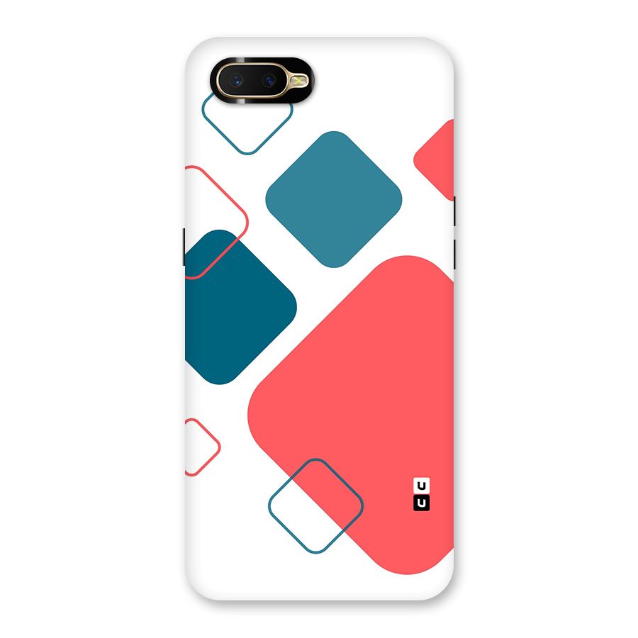Square Pattern Beautiful Abstract Back Case for Oppo K1