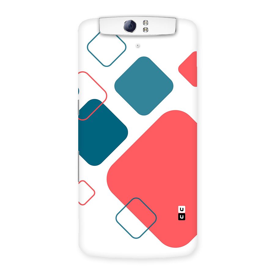 Square Pattern Beautiful Abstract Back Case for Oppo N1