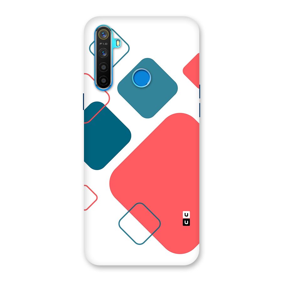 Square Pattern Beautiful Abstract Back Case for Realme 5