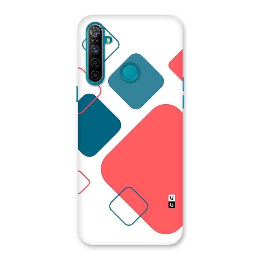 Square Pattern Beautiful Abstract Back Case for Realme 5i