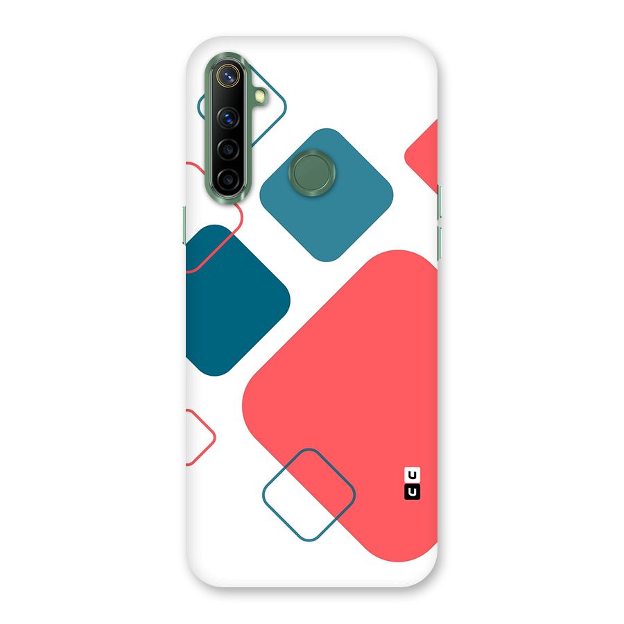 Square Pattern Beautiful Abstract Back Case for Realme Narzo 10