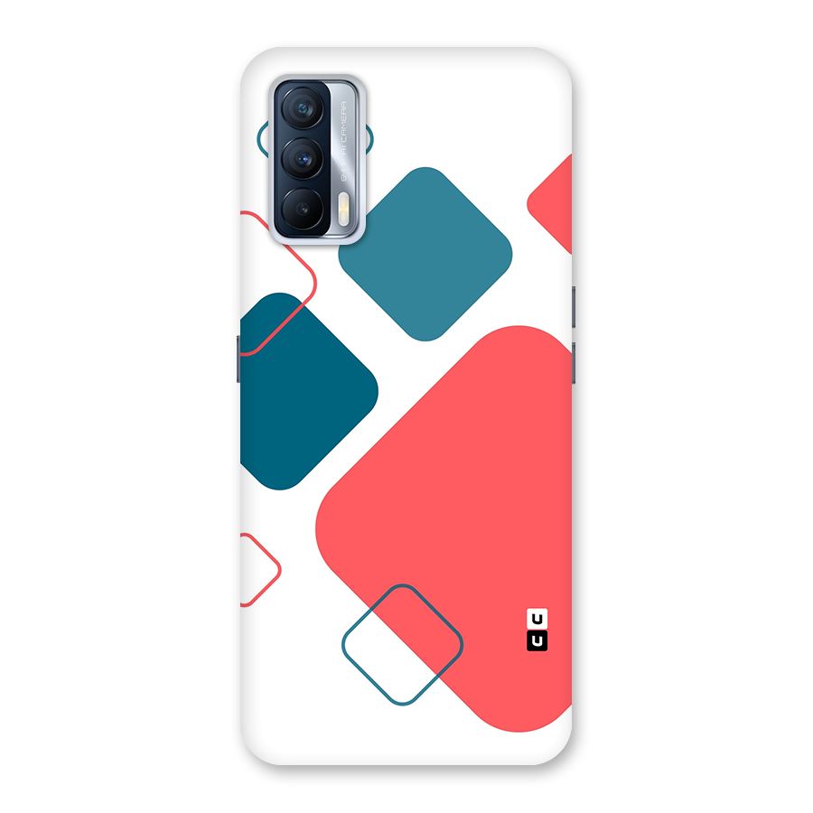 Square Pattern Beautiful Abstract Back Case for Realme X7