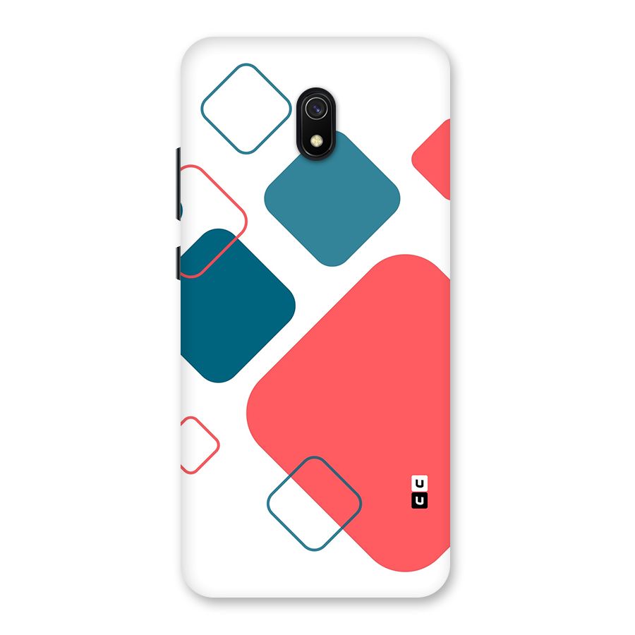 Square Pattern Beautiful Abstract Back Case for Redmi 8A