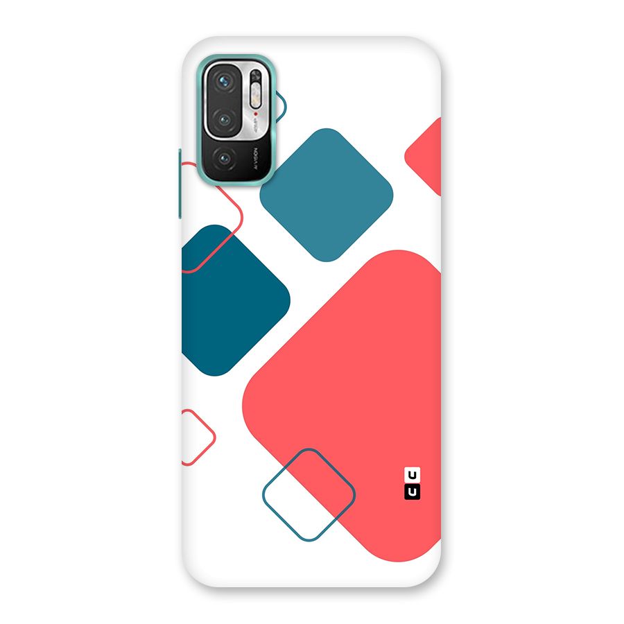Square Pattern Beautiful Abstract Back Case for Redmi Note 10T 5G
