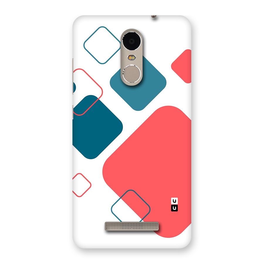 Square Pattern Beautiful Abstract Back Case for Redmi Note 3