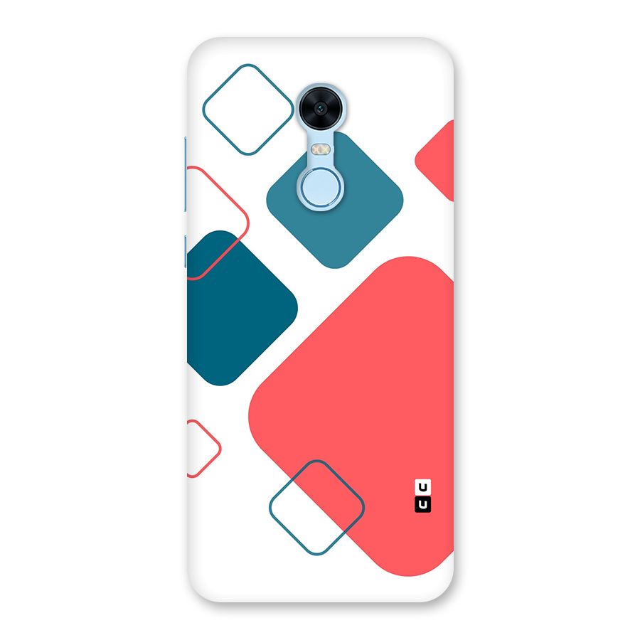 Square Pattern Beautiful Abstract Back Case for Redmi Note 5