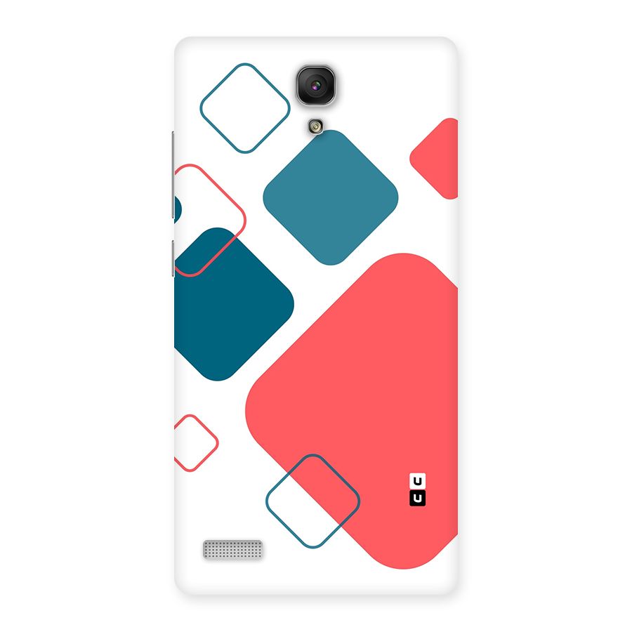 Square Pattern Beautiful Abstract Back Case for Redmi Note Prime