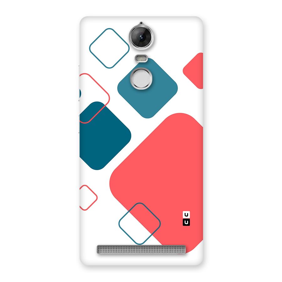 Square Pattern Beautiful Abstract Back Case for Vibe K5 Note