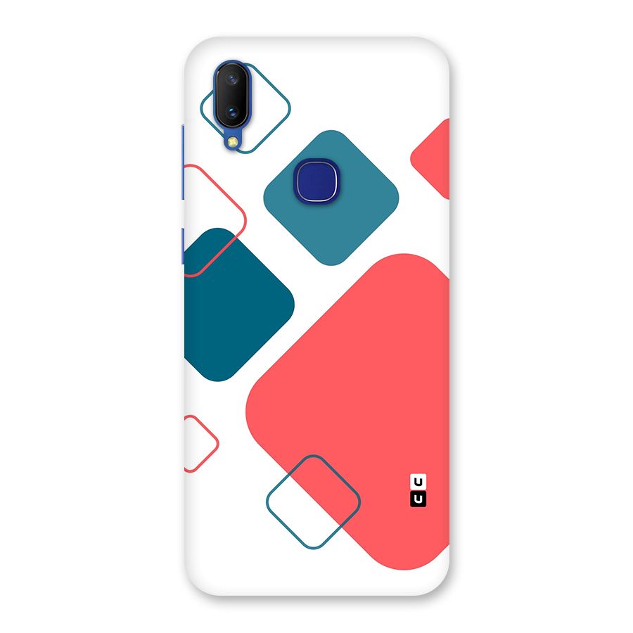 Square Pattern Beautiful Abstract Back Case for Vivo V11