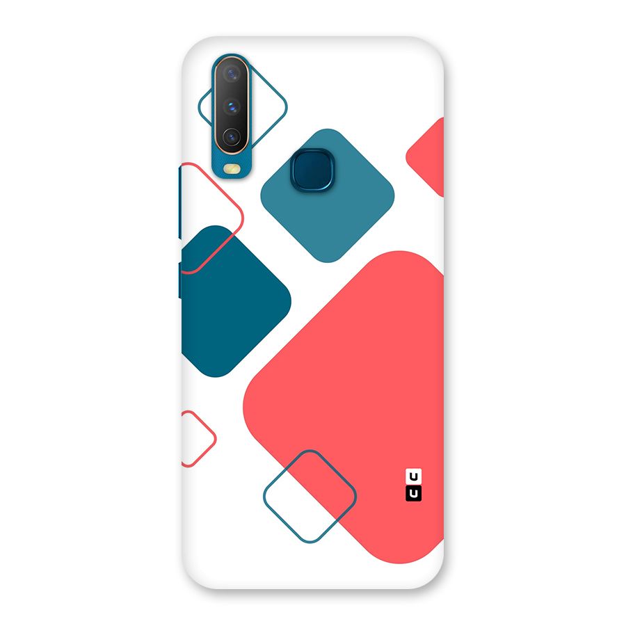 Square Pattern Beautiful Abstract Back Case for Vivo Y11