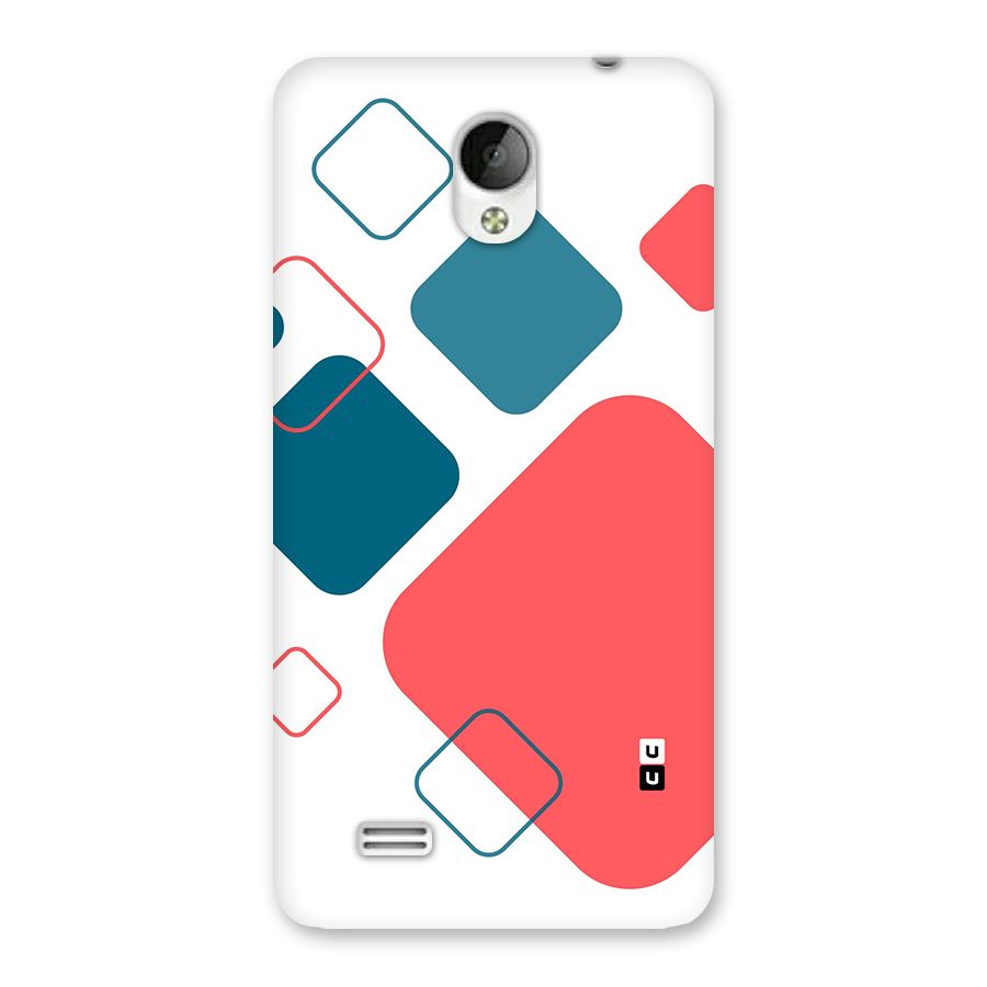 Square Pattern Beautiful Abstract Back Case for Vivo Y21