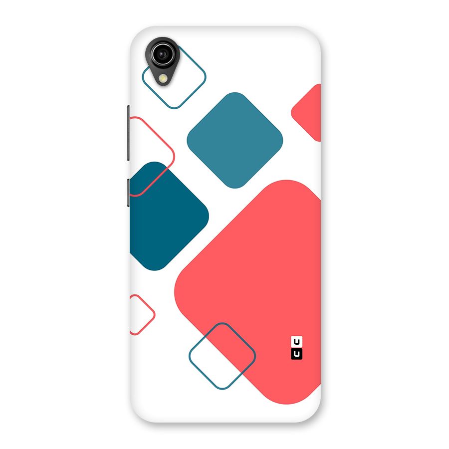 Square Pattern Beautiful Abstract Back Case for Vivo Y90