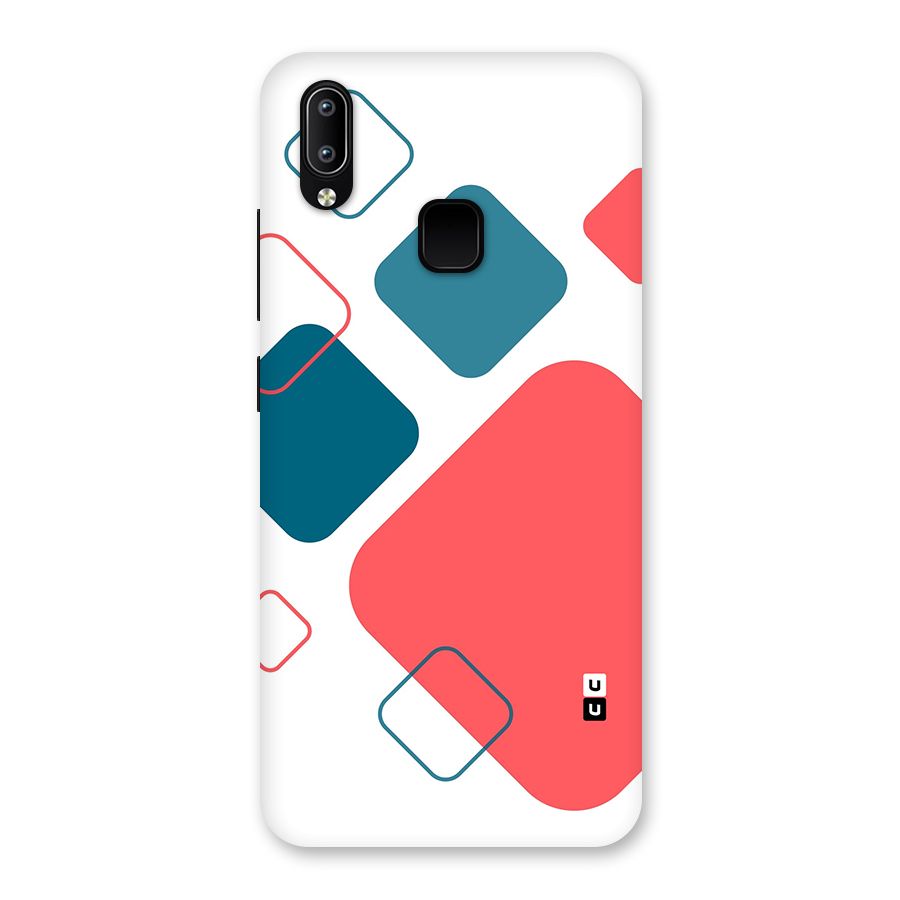 Square Pattern Beautiful Abstract Back Case for Vivo Y93