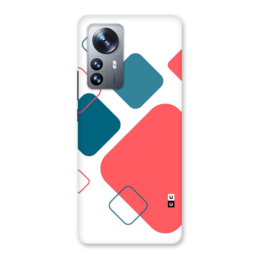 Square Pattern Beautiful Abstract Back Case for Xiaomi 12 Pro