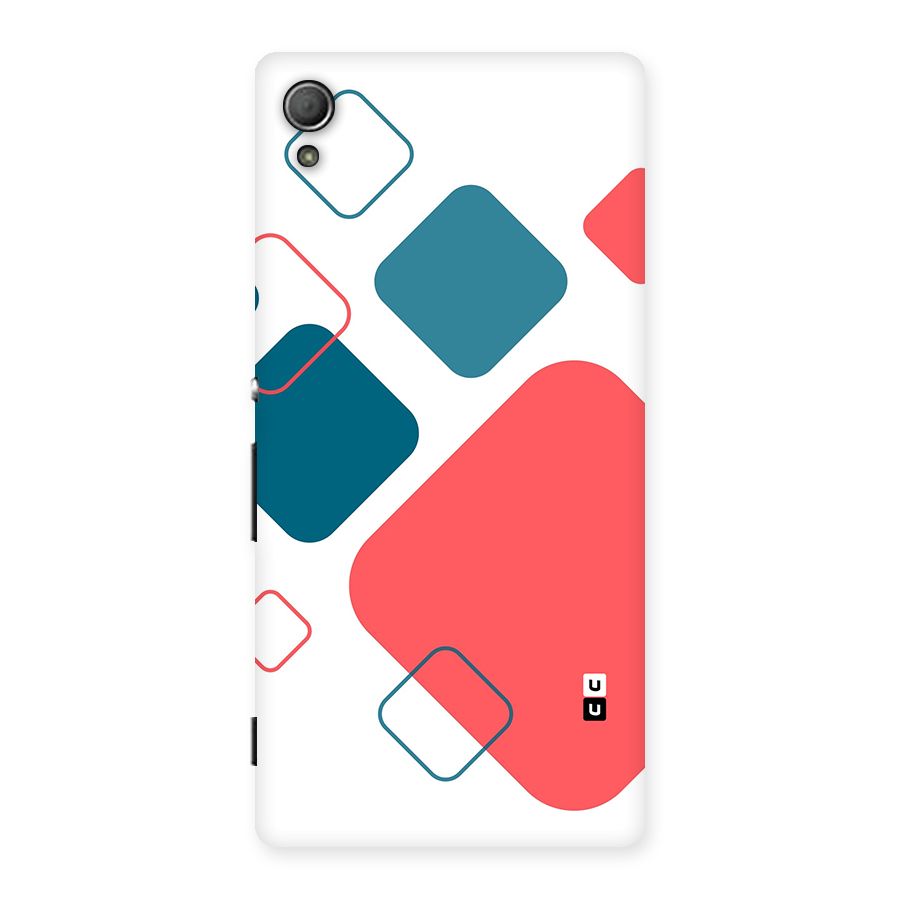 Square Pattern Beautiful Abstract Back Case for Xperia Z4