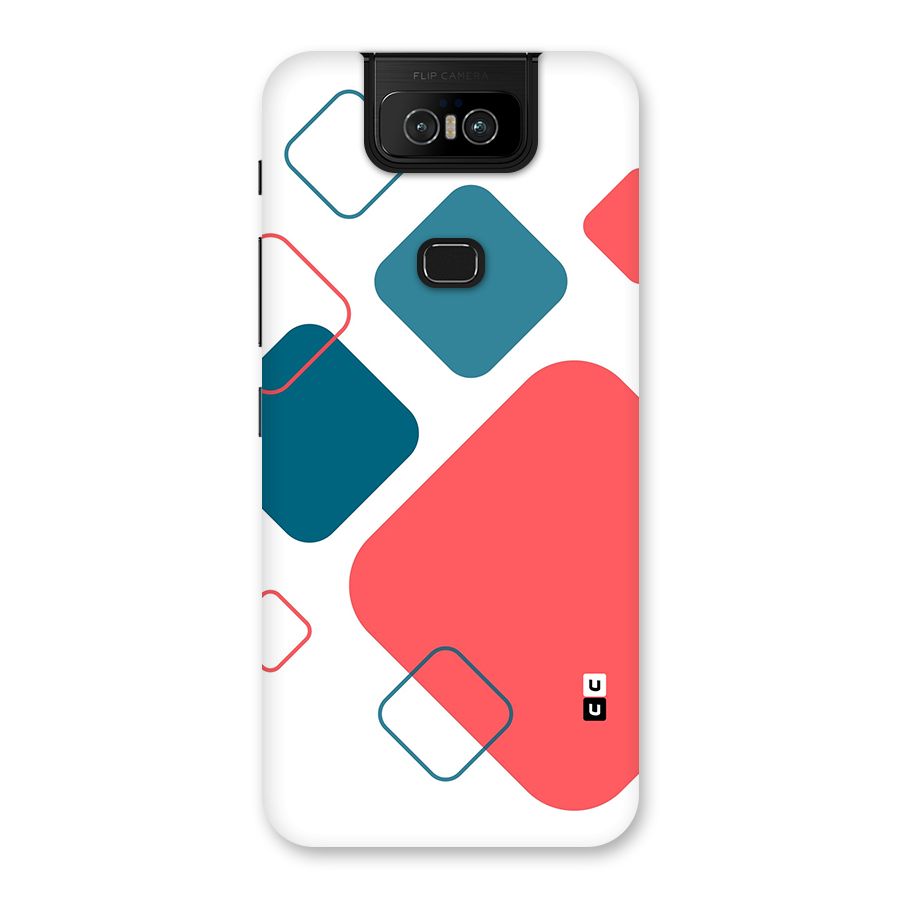 Square Pattern Beautiful Abstract Back Case for Zenfone 6z