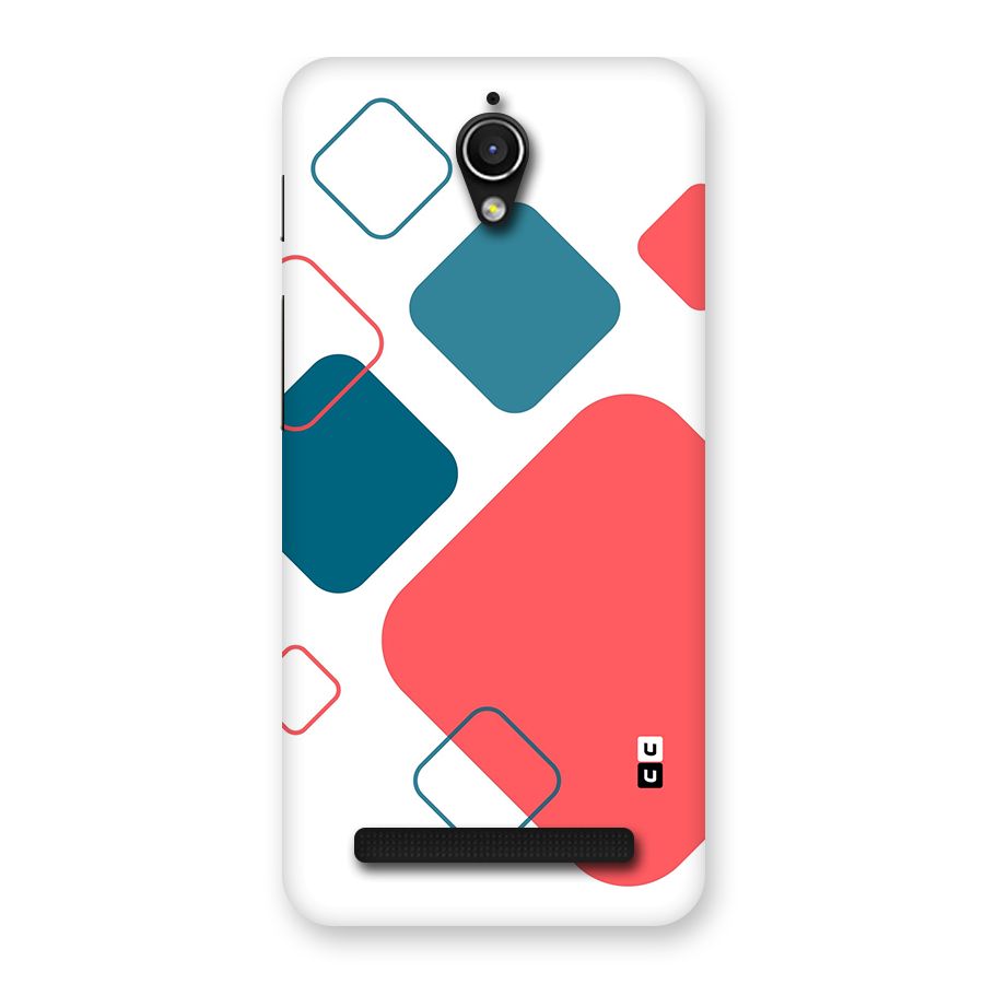 Square Pattern Beautiful Abstract Back Case for Zenfone Go
