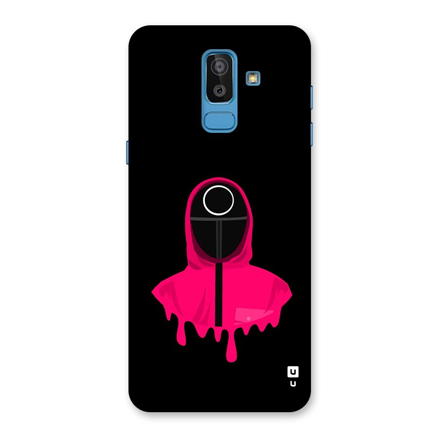 Squid Game Illustration Art Back Case for Galaxy J8