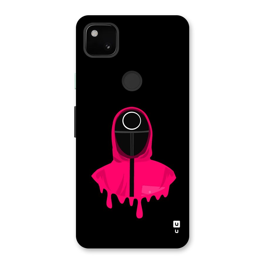 Squid Game Illustration Art Glass Back Case for Google Pixel 4a