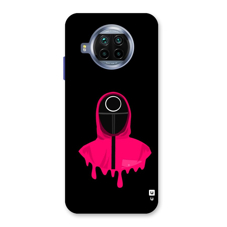 Squid Game Illustration Art Glass Back Case for Mi 10i