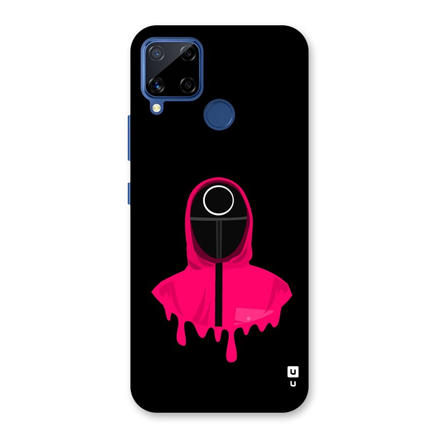 Squid Game Illustration Art Glass Back Case for Realme Narzo 30A
