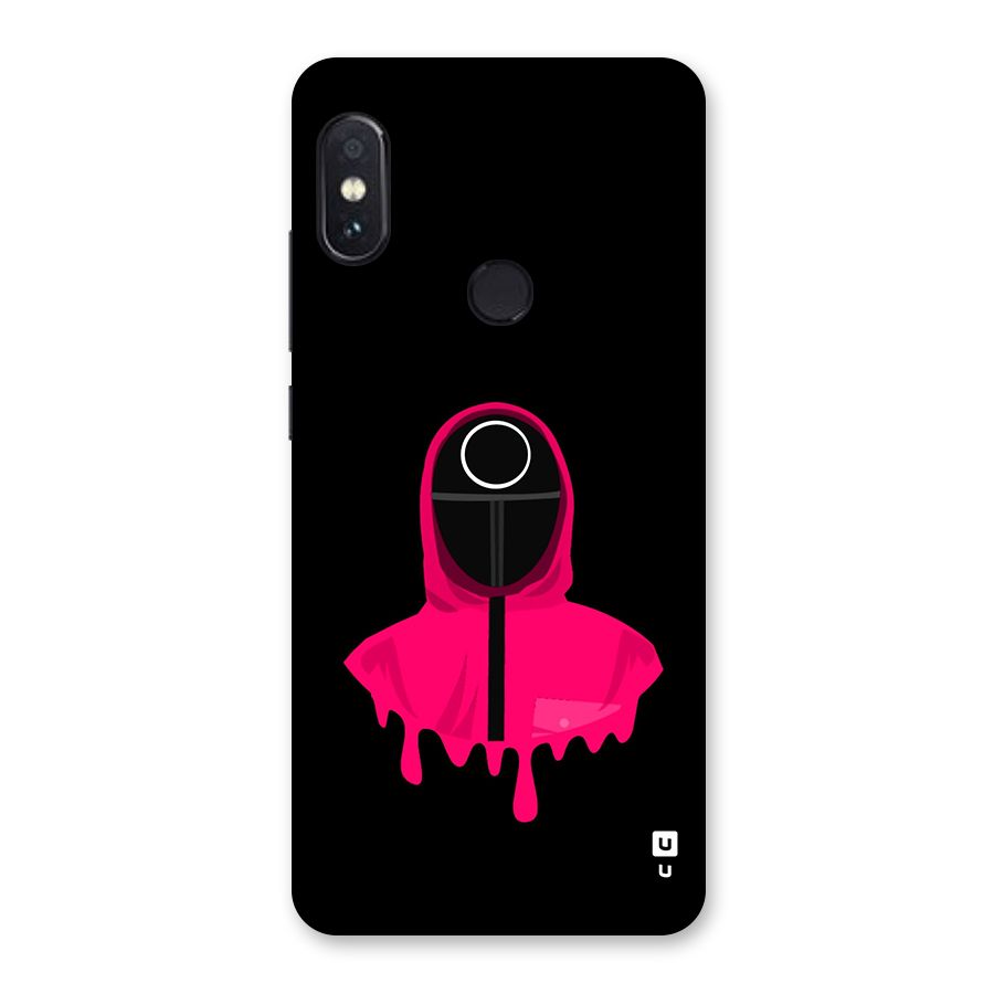 Squid Game Illustration Art Glass Back Case for Redmi Note 5 Pro