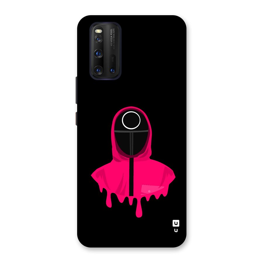 Squid Game Illustration Art Glass Back Case for Vivo iQOO 3